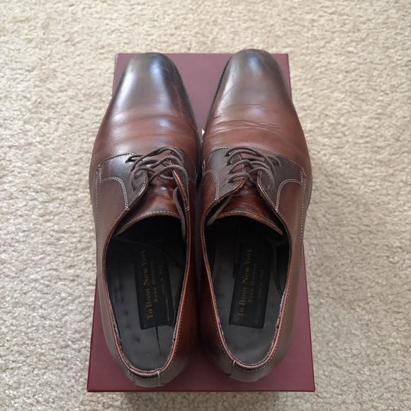 To Boot New York Felix Plain Toe (Marrone) Size US 9.5 - Picture 4 of 6